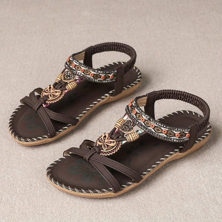 Nadia™ Sandales orthopédiques de style Ibiza pour le confort et l'élégance.