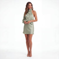 Mara One Shoulder Mini Slip Dress