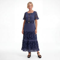 Marquise Midi Drapée Drapée Robe de couverture