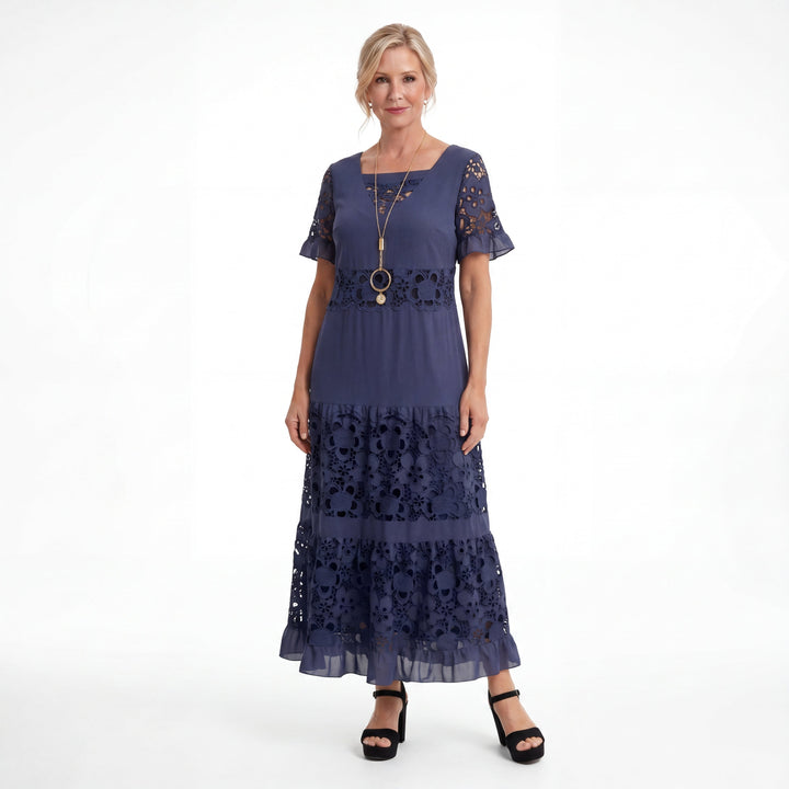 Marquise Midi Drapée Drapée Robe de couverture