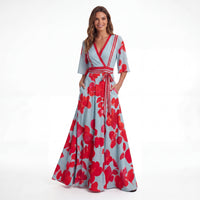 Valentina™ | Robe longue élégante avec décolleté plongeant