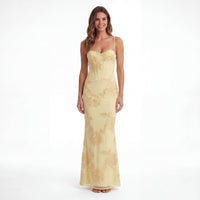 Lucero | Designer Sunflower Dress