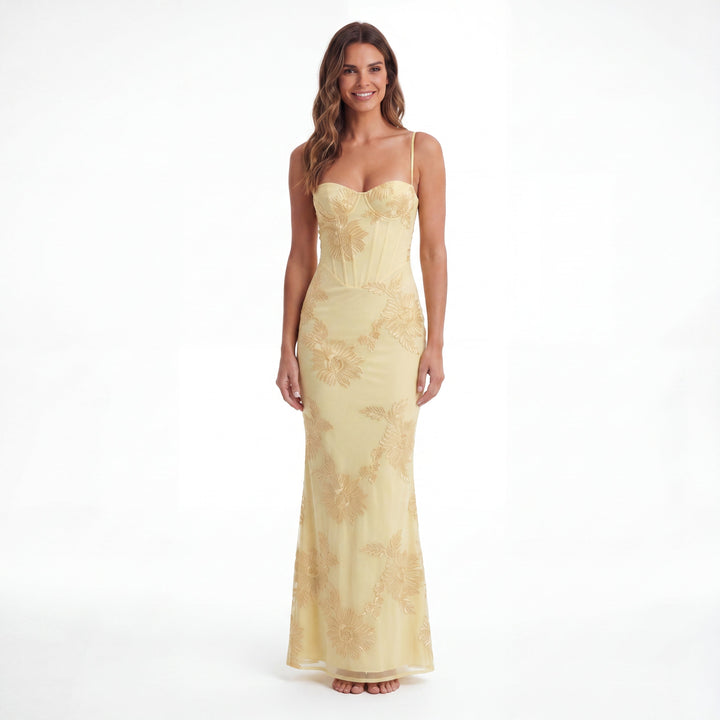 Lucero | Designer Sunflower Dress